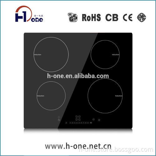 Flat Top 4-zone induction cooktop